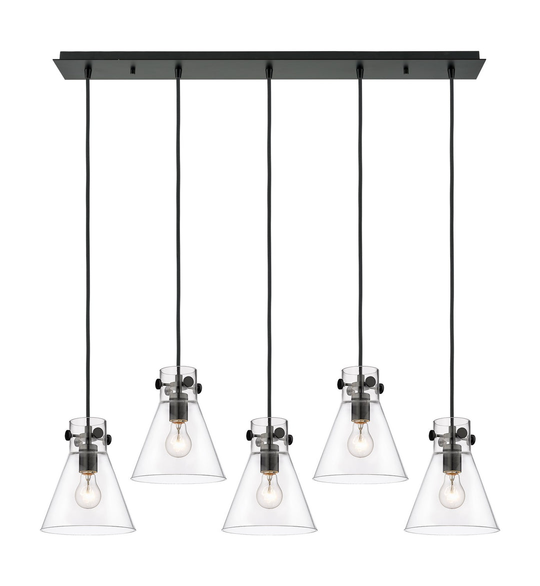 Innovations Downtown Urban 125-410-1PS-BK-G411-8CL Pendant Light - Matte Black