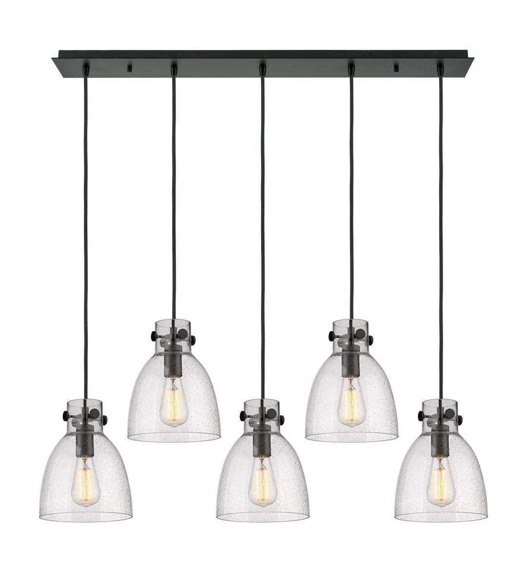 Innovations Downtown Urban 125-410-1PS-BK-G412-8SDY Pendant Light - Matte Black