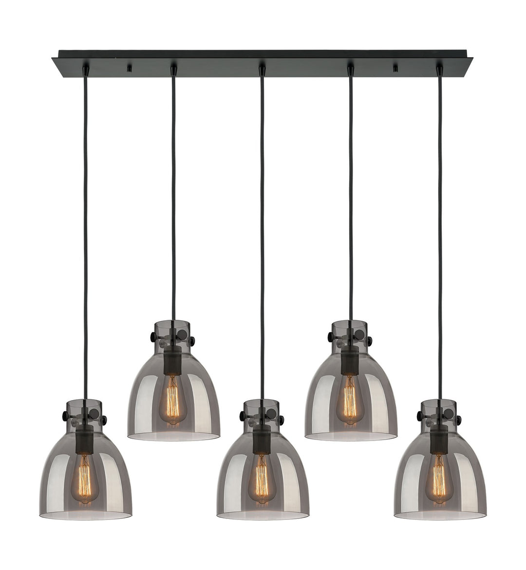 Innovations Downtown Urban 125-410-1PS-BK-G412-8SM Pendant Light - Matte Black