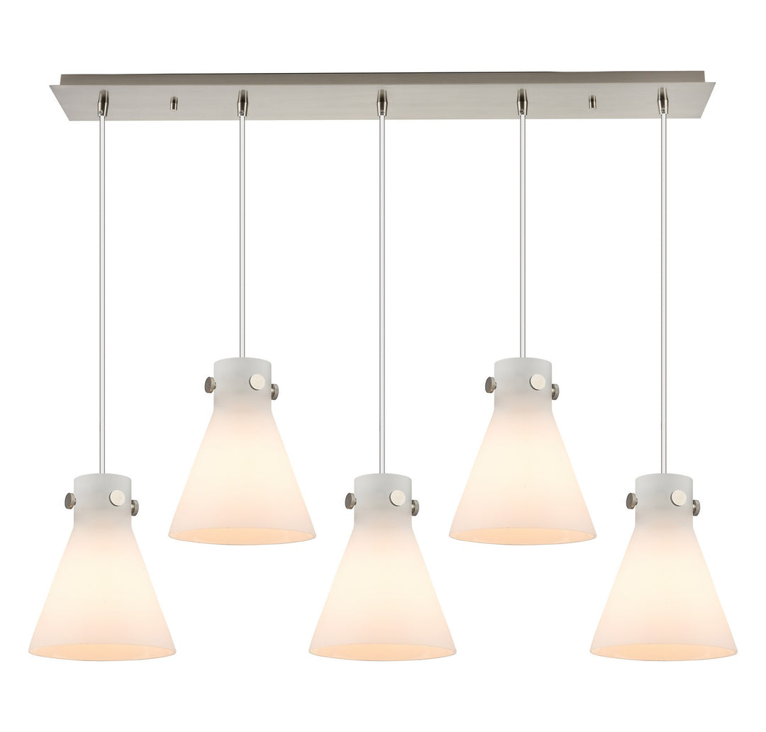 Innovations Downtown Urban 125-410-1PS-SN-G411-8WH Pendant Light - Brushed Satin Nickel