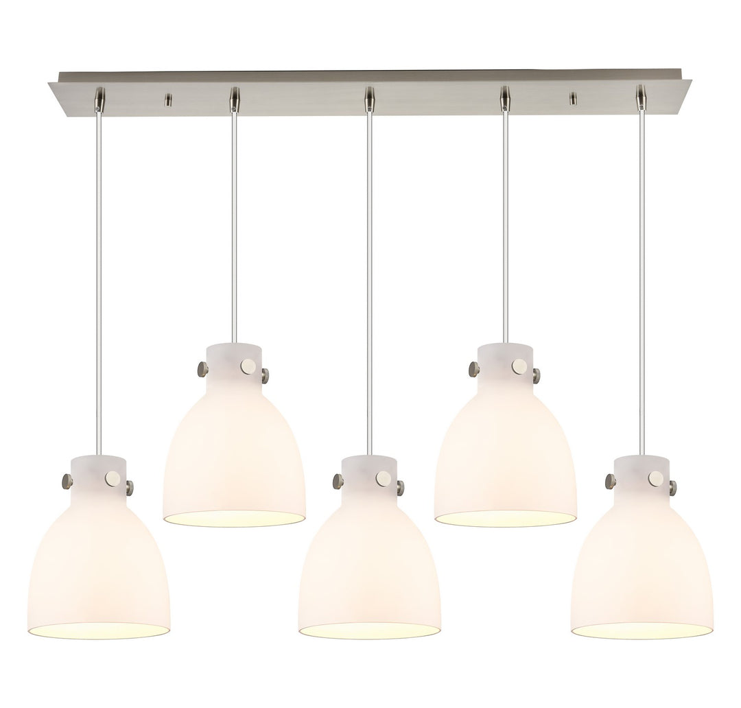 Innovations Downtown Urban 125-410-1PS-SN-G412-8WH Pendant Light - Brushed Satin Nickel