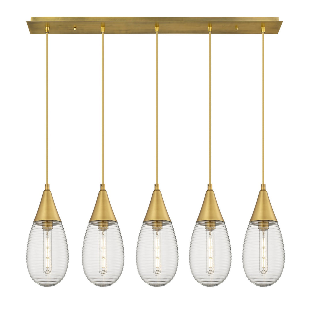 Innovations Downtown Urban 125-450-1P-BB-G450-6SCL Pendant Light - Brushed Brass