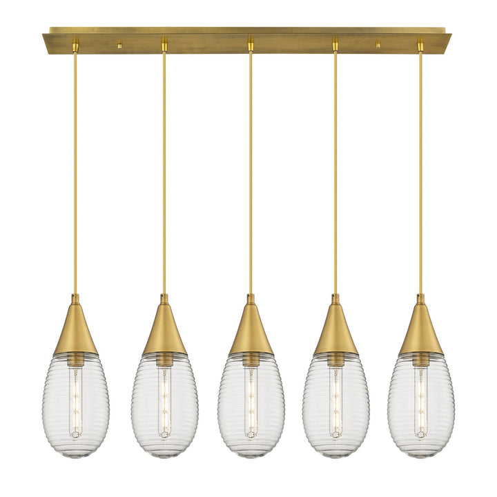 Innovations Downtown Urban 125-450-1P-BB-G450-6SCL Pendant Light - Brushed Brass