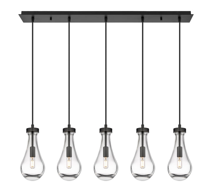 Innovations Downtown Urban 125-451-1P-BK-G451-5CL Pendant Light - Matte Black