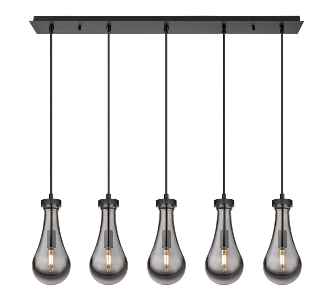 Innovations Downtown Urban 125-451-1P-BK-G451-5SM Pendant Light - Matte Black