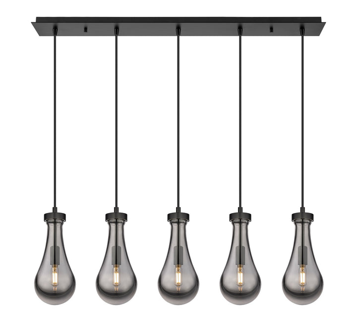 Innovations Downtown Urban 125-451-1P-BK-G451-5SM Pendant Light - Matte Black