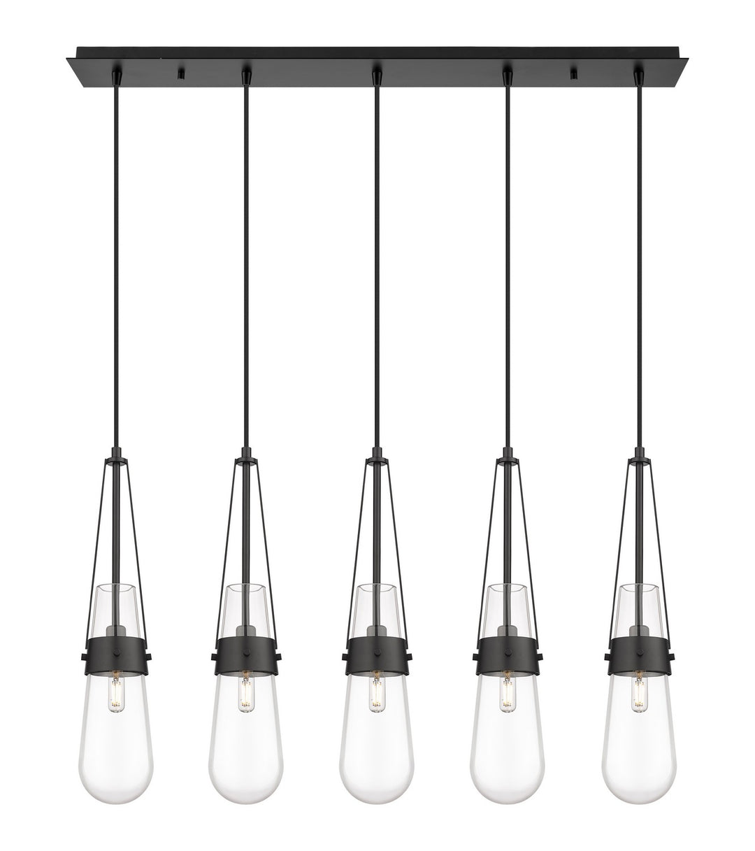 Innovations Downtown Urban 125-452-1P-BK-G452-4CL Pendant Light - Matte Black