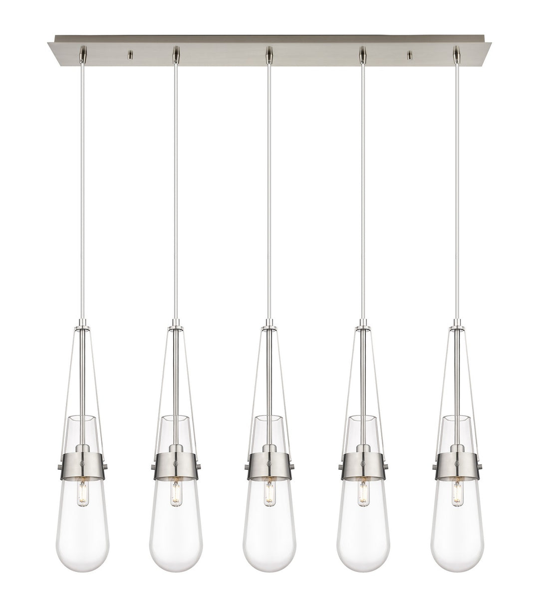 Innovations Downtown Urban 125-452-1P-SN-G452-4CL Pendant Light - Brushed Satin Nickel