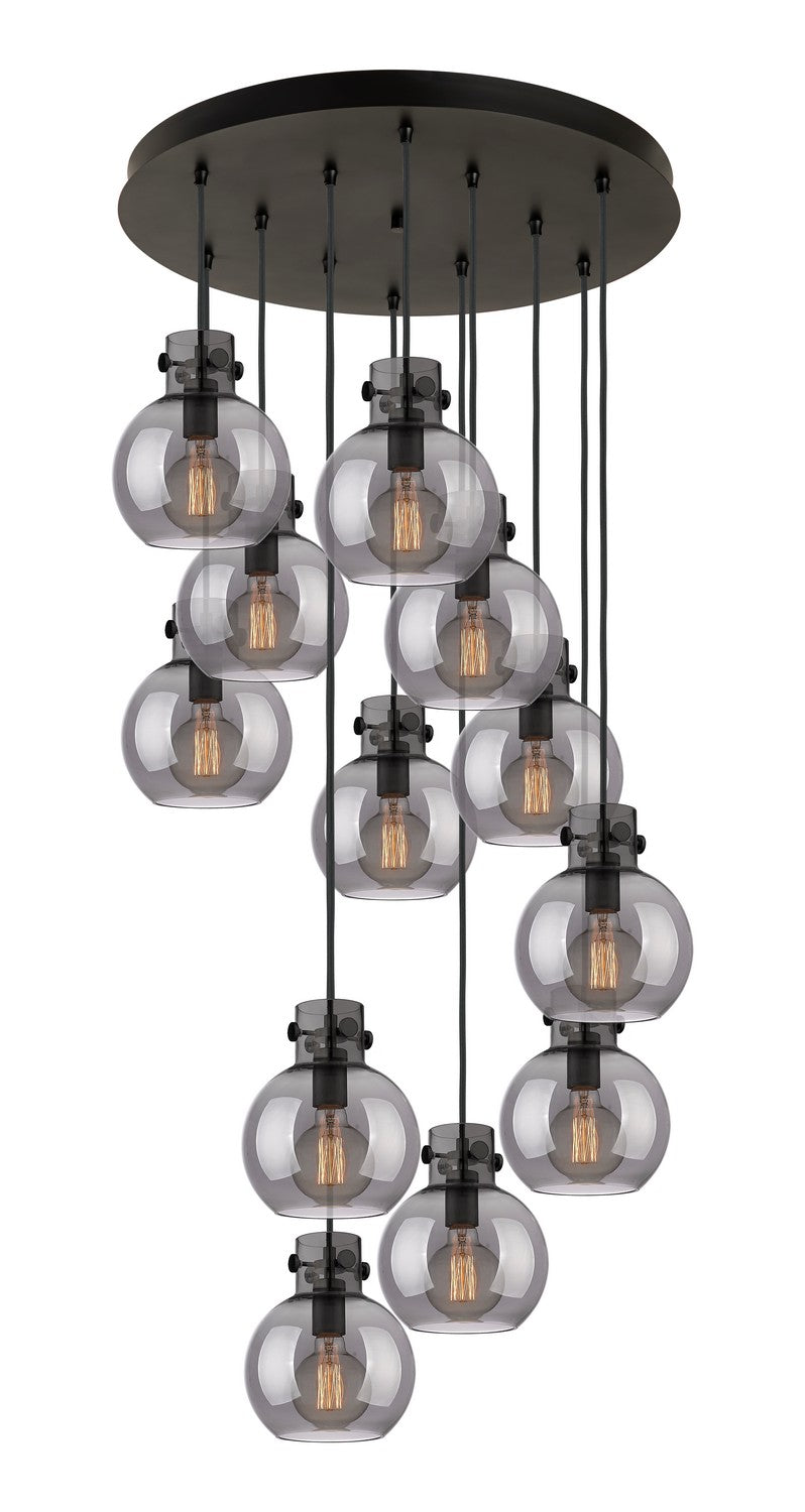 Innovations Newton 126-410-1PS-BK-G410-8SM Pendant Light - Matte Black