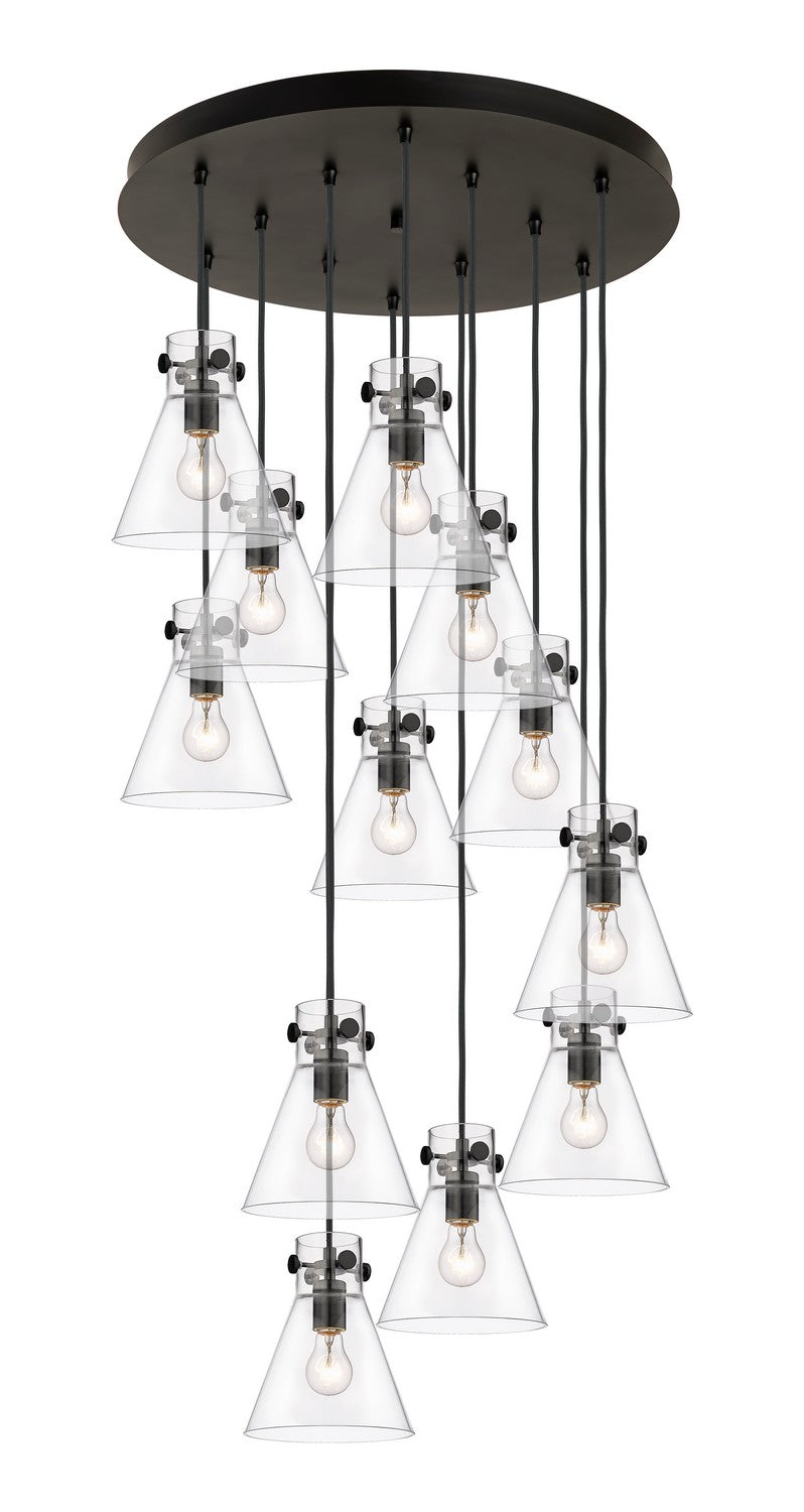 Innovations Downtown Urban 126-410-1PS-BK-G411-8CL Pendant Light - Matte Black