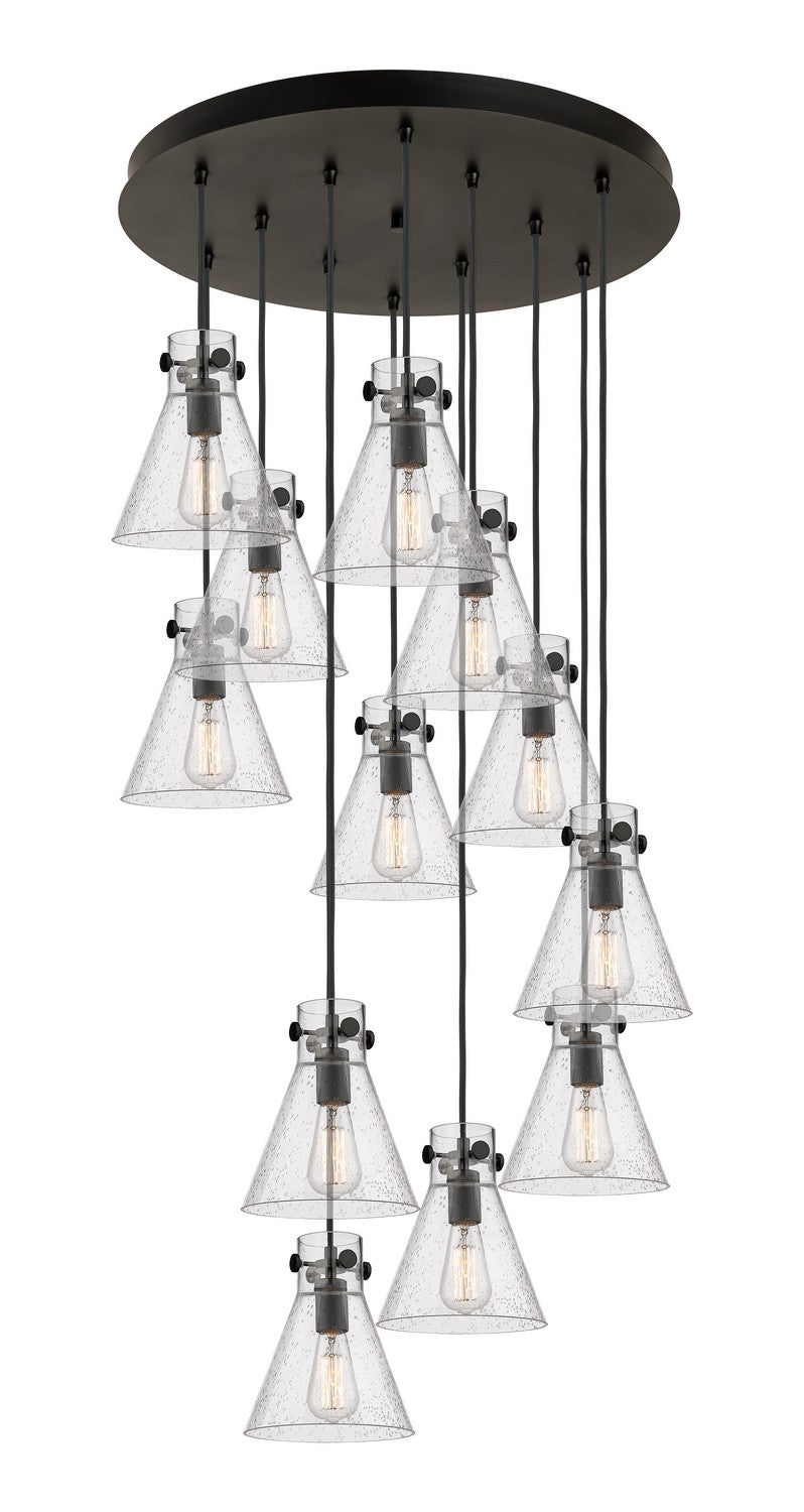 Innovations Downtown Urban 126-410-1PS-BK-G411-8SDY Pendant Light - Matte Black