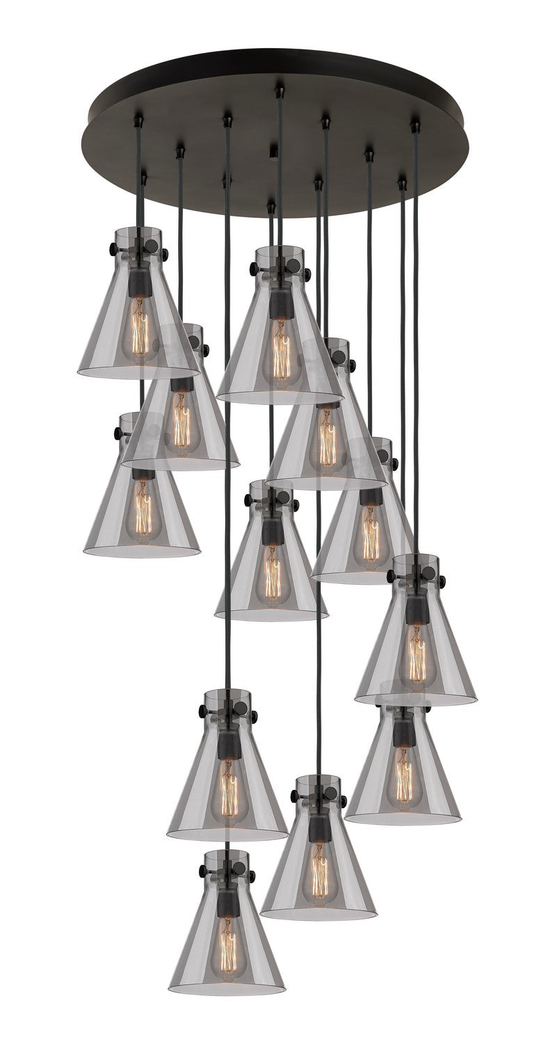 Innovations Downtown Urban 126-410-1PS-BK-G411-8SM Pendant Light - Matte Black