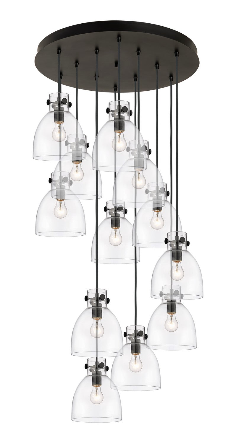 Innovations Downtown Urban 126-410-1PS-BK-G412-8CL Pendant Light - Matte Black