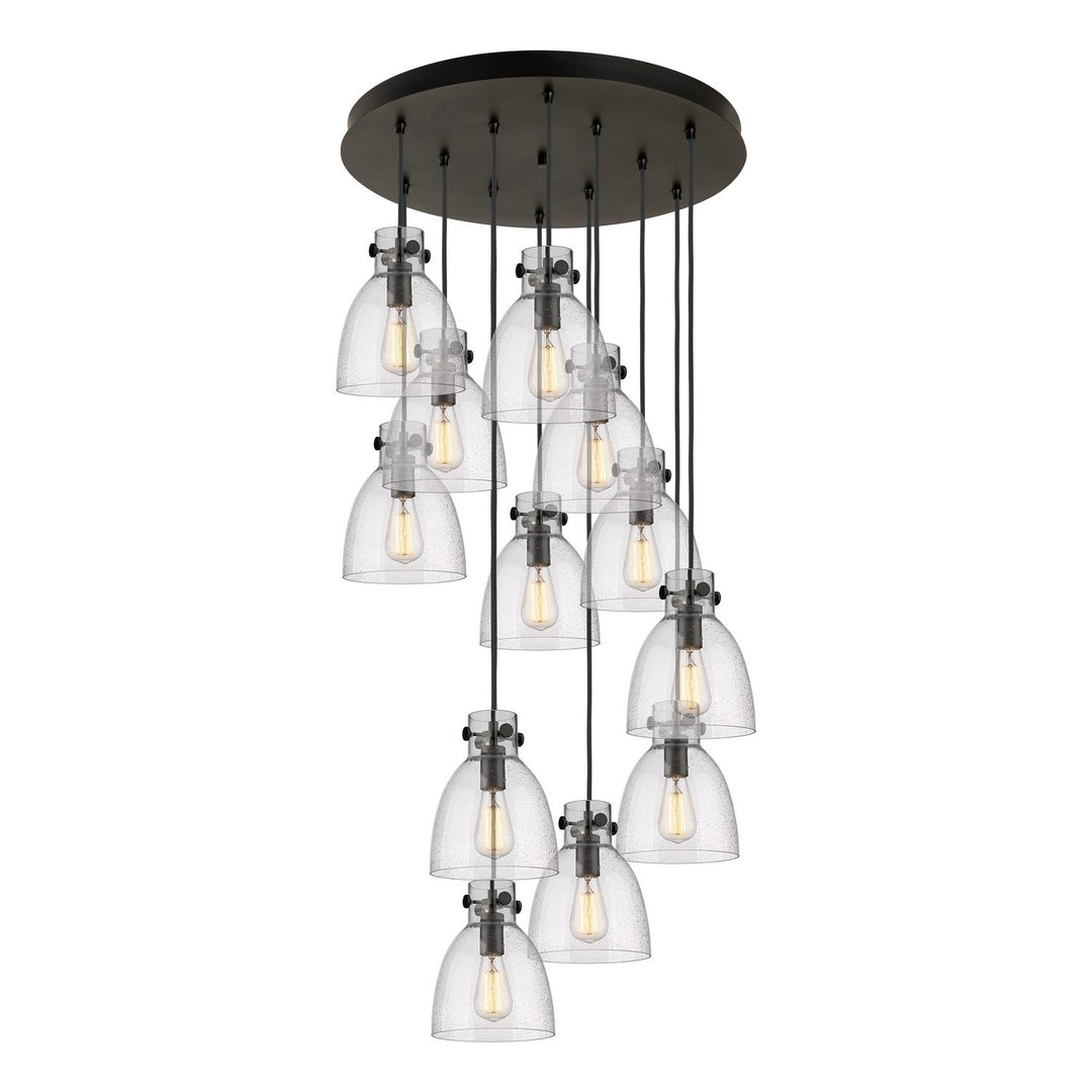 Innovations Downtown Urban 126-410-1PS-BK-G412-8SDY Pendant Light - Matte Black