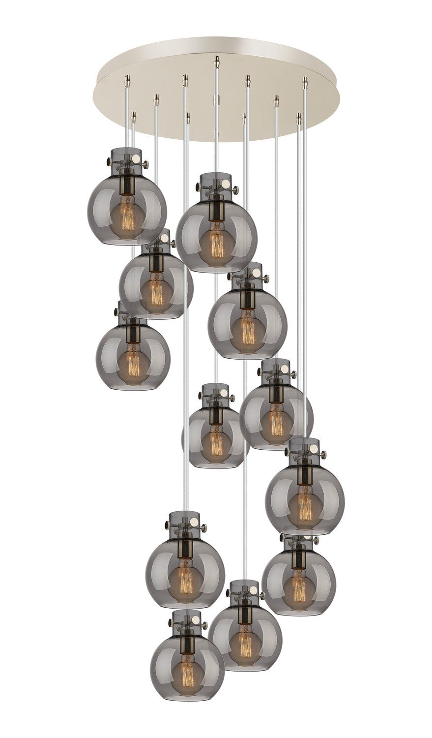 Innovations Newton 126-410-1PS-PN-G410-8SM Pendant Light - Polished Nickel