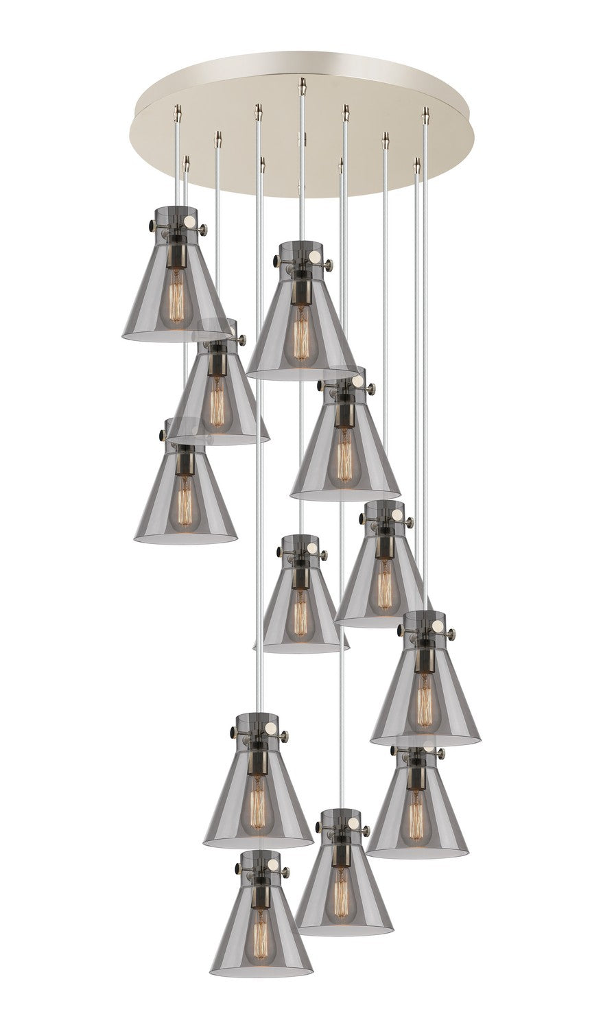 Innovations Downtown Urban 126-410-1PS-PN-G411-8SM Pendant Light - Polished Nickel