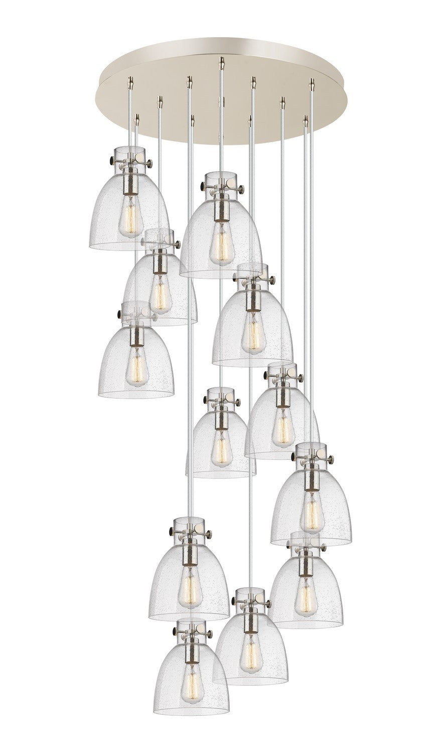 Innovations Downtown Urban 126-410-1PS-PN-G412-8SDY Pendant Light - Polished Nickel