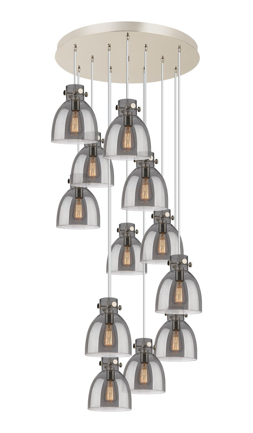 Innovations Downtown Urban 126-410-1PS-PN-G412-8SM Pendant Light - Polished Nickel