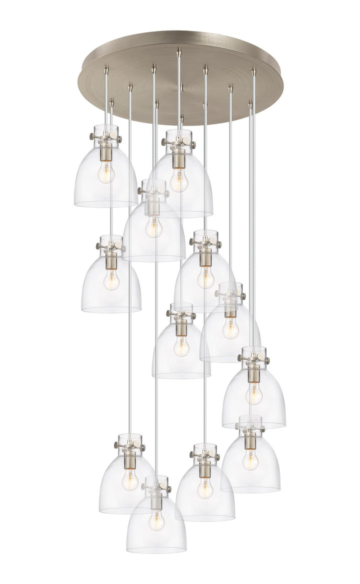 Innovations Downtown Urban 126-410-1PS-SN-G412-8CL Pendant Light - Brushed Satin Nickel