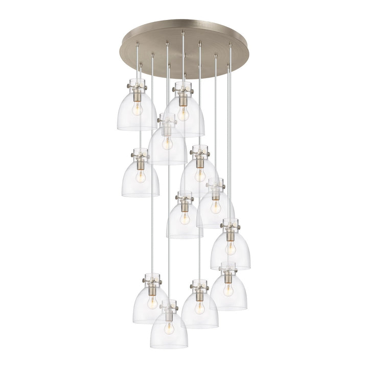 Innovations Downtown Urban 126-410-1PS-SN-G412-8CL Pendant Light - Brushed Satin Nickel