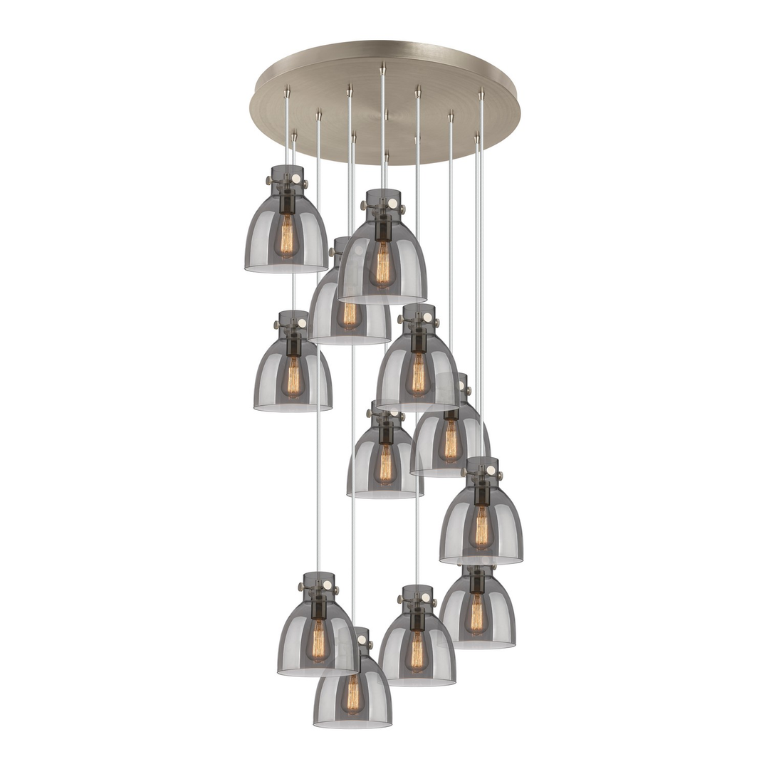 Innovations Downtown Urban 126-410-1PS-SN-G412-8SM Pendant Light - Brushed Satin Nickel