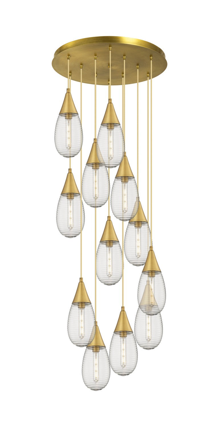 Innovations Downtown Urban 126-450-1P-BB-G450-6SCL Pendant Light - Brushed Brass