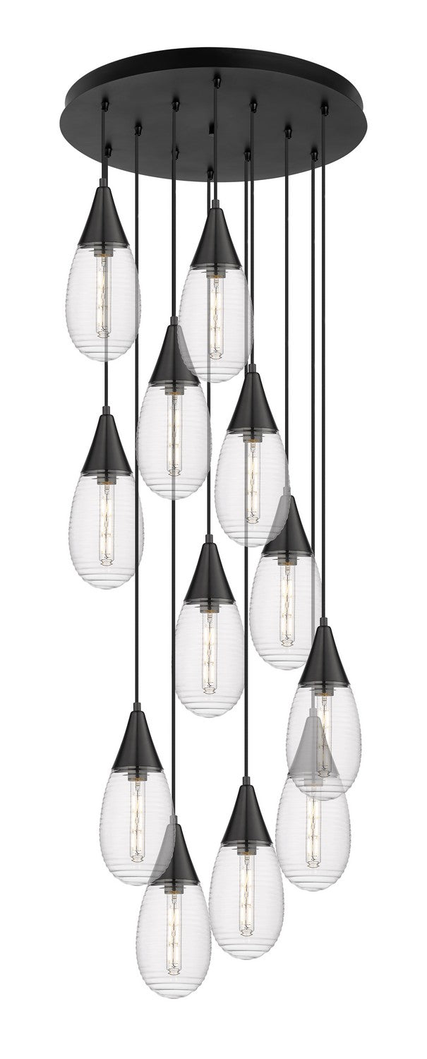 Innovations Downtown Urban 126-450-1P-BK-G450-6SCL Pendant Light - Matte Black