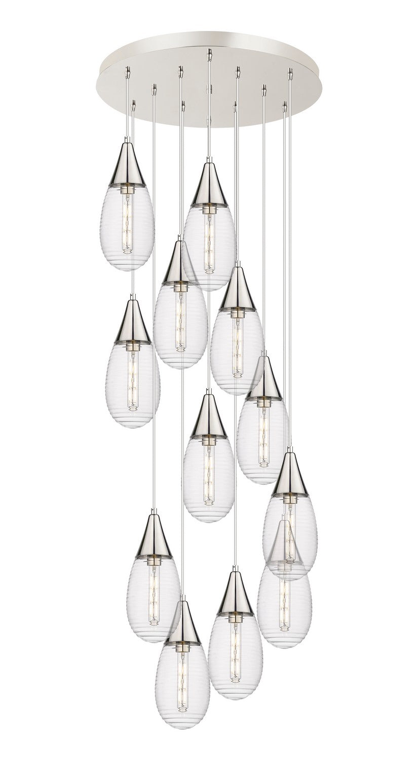 Innovations Downtown Urban 126-450-1P-PN-G450-6SCL Pendant Light - Polished Nickel