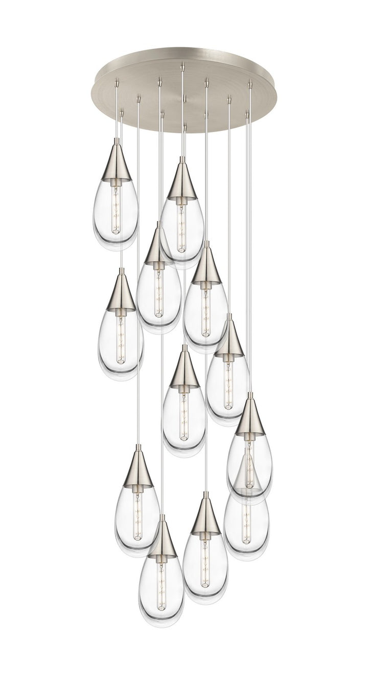 Innovations Downtown Urban 126-450-1P-SN-G450-6CL Pendant Light - Brushed Satin Nickel