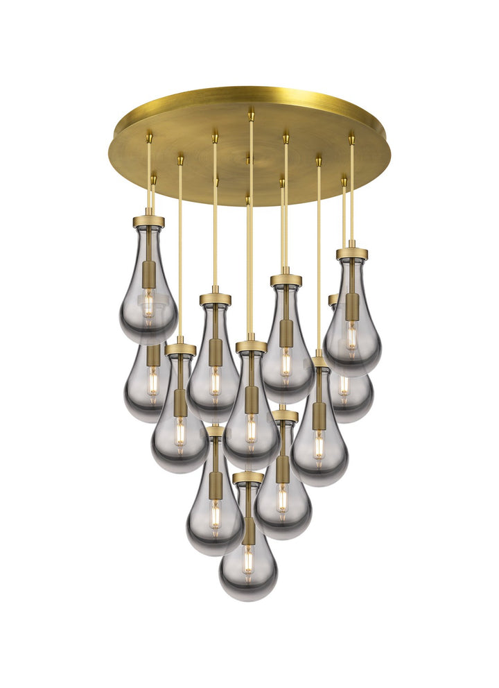 Innovations Downtown Urban 126-451-1P-BB-G451-5SM Pendant Light - Brushed Brass