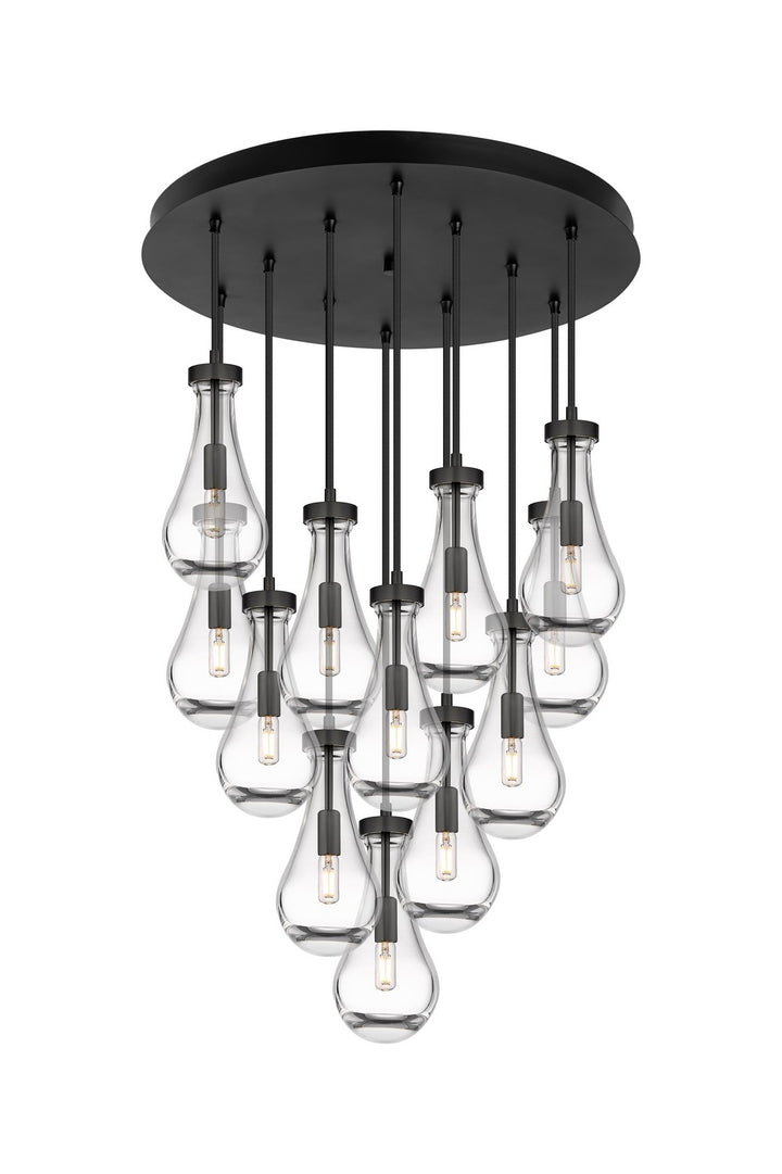 Innovations Downtown Urban 126-451-1P-BK-G451-5CL Pendant Light - Matte Black