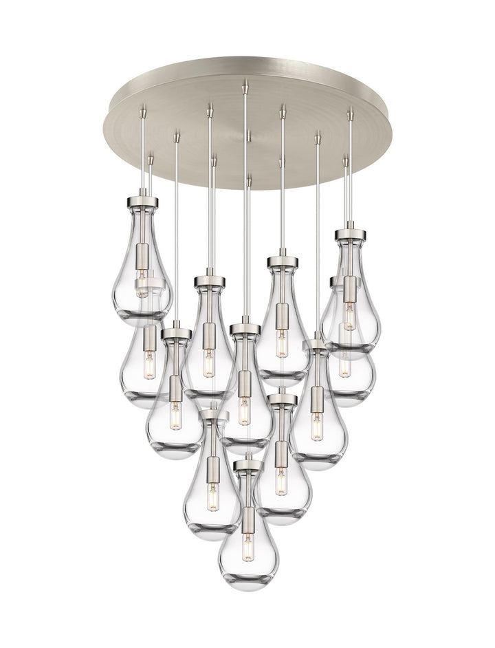 Innovations Downtown Urban 126-451-1P-SN-G451-5CL Pendant Light - Brushed Satin Nickel