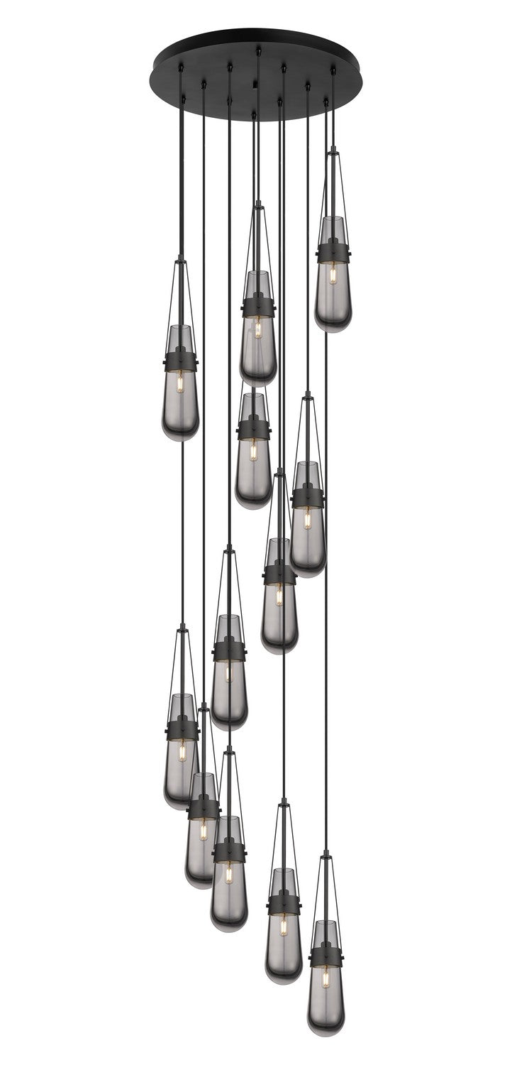 Innovations Downtown Urban 126-452-1P-BK-G452-4SM Pendant Light - Matte Black