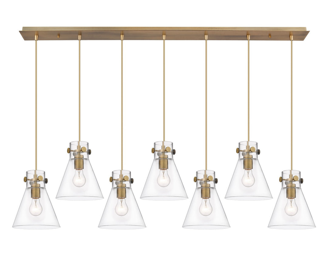 Innovations Downtown Urban 127-410-1PS-BB-G411-8CL Pendant Light - Brushed Brass