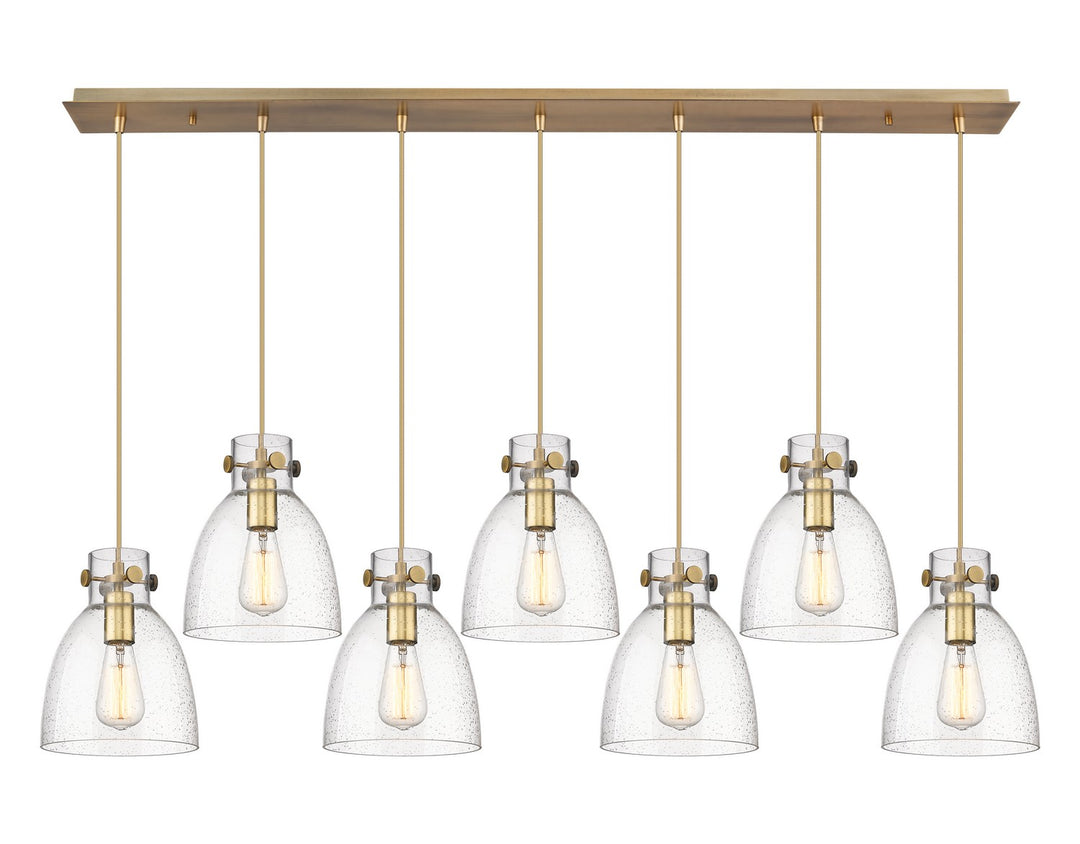 Innovations Downtown Urban 127-410-1PS-BB-G412-8SDY Pendant Light - Brushed Brass