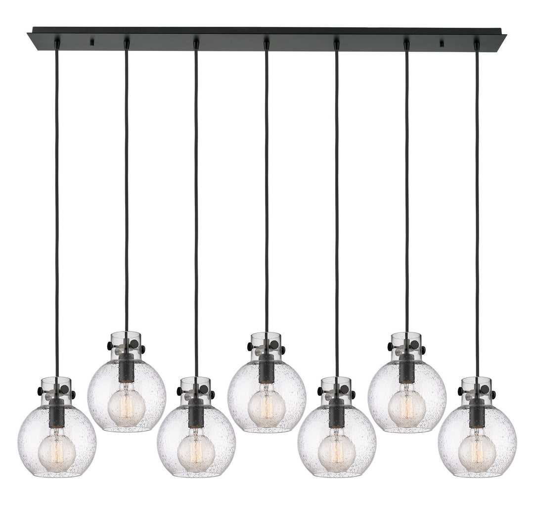 Innovations Newton 127-410-1PS-BK-G410-8SDY Pendant Light - Matte Black