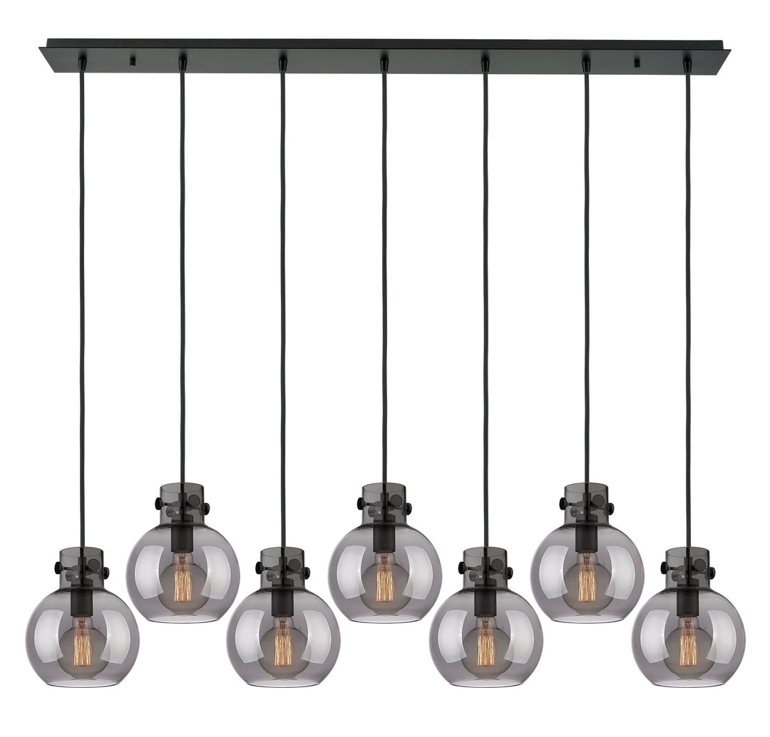 Innovations Newton 127-410-1PS-BK-G410-8SM Pendant Light - Matte Black