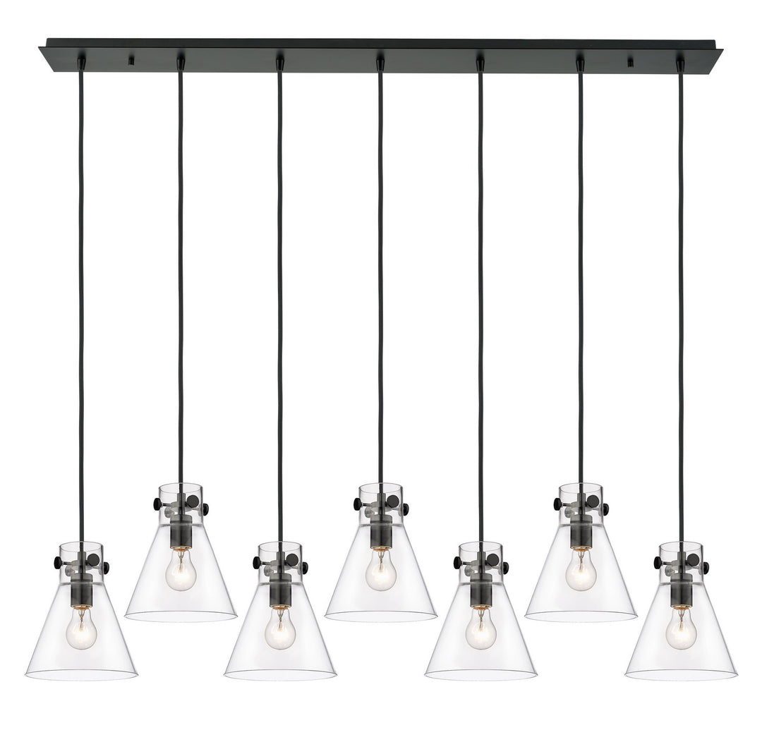 Innovations Downtown Urban 127-410-1PS-BK-G411-8CL Pendant Light - Matte Black