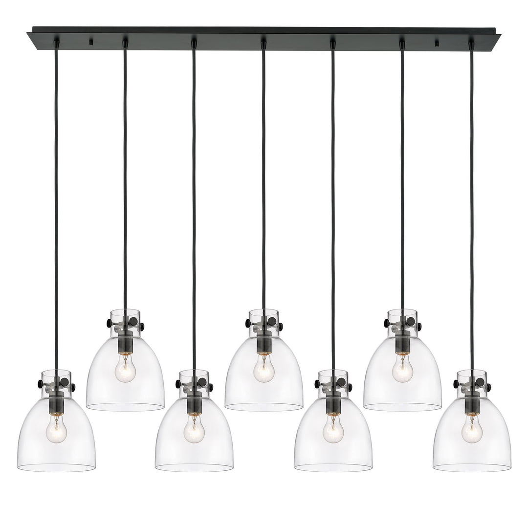 Innovations Downtown Urban 127-410-1PS-BK-G412-8CL Pendant Light - Matte Black