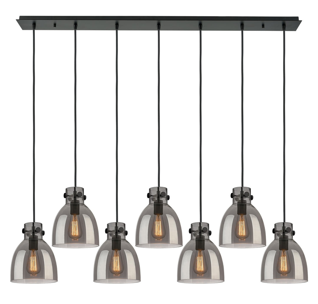 Innovations Downtown Urban 127-410-1PS-BK-G412-8SM Pendant Light - Matte Black