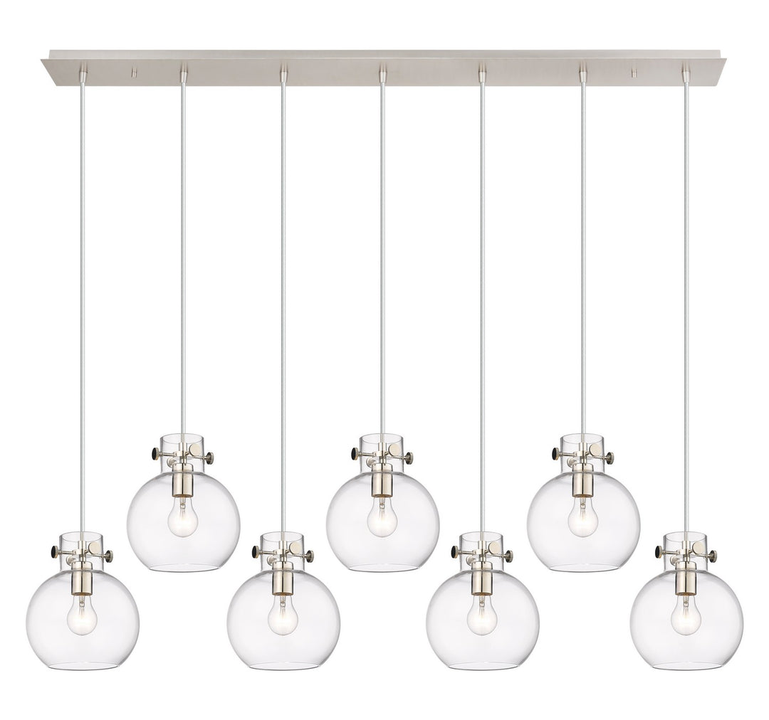 Innovations Newton 127-410-1PS-PN-G410-8CL Pendant Light - Polished Nickel