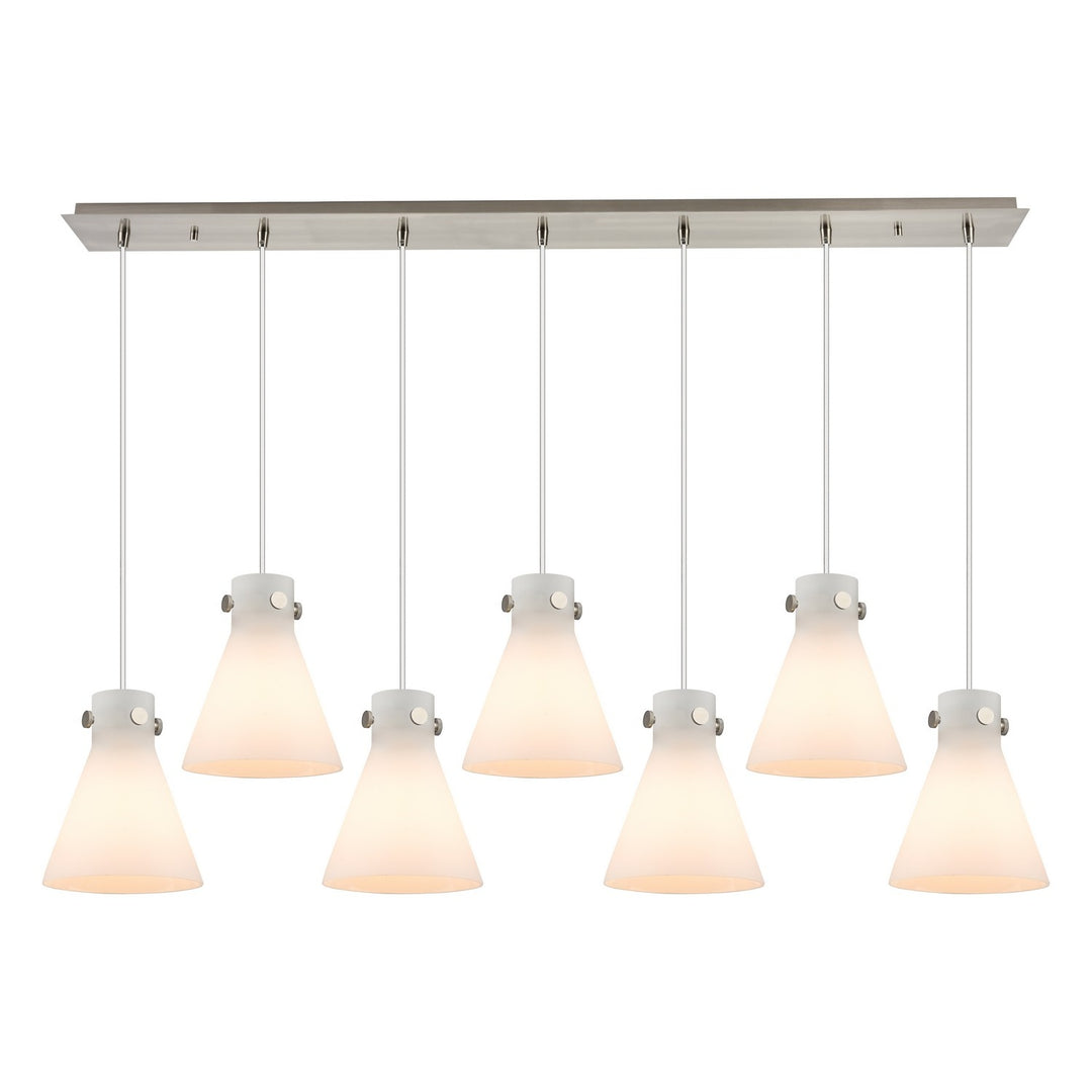 Innovations Downtown Urban 127-410-1PS-SN-G411-8WH Pendant Light - Brushed Satin Nickel