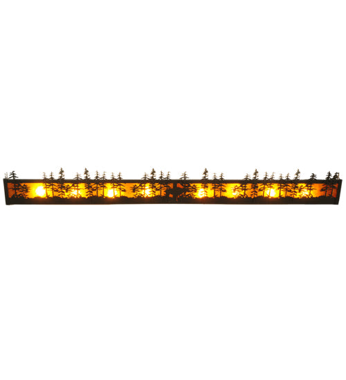 Meyda Tiffany Tall Pines 139293 Bath Vanity Light 7 in. wide - Timeless Bronze