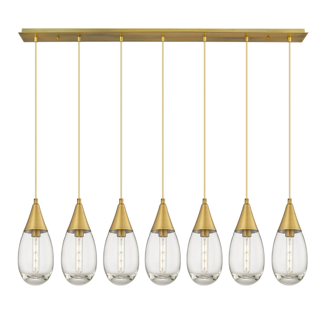 Innovations Downtown Urban 127-450-1P-BB-G450-6CL Pendant Light - Brushed Brass