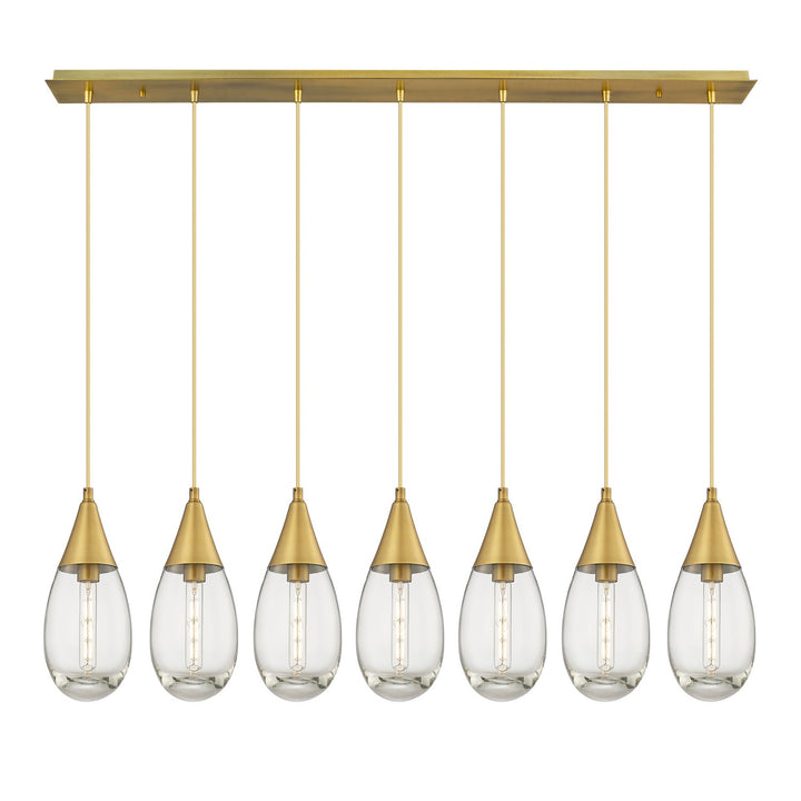 Innovations Downtown Urban 127-450-1P-BB-G450-6CL Pendant Light - Brushed Brass