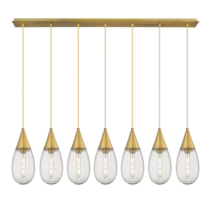 Innovations Downtown Urban 127-450-1P-BB-G450-6SCL Pendant Light - Brushed Brass