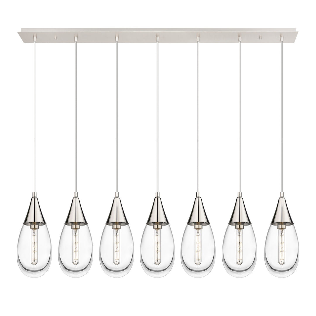 Innovations Downtown Urban 127-450-1P-PN-G450-6CL Pendant Light - Polished Nickel