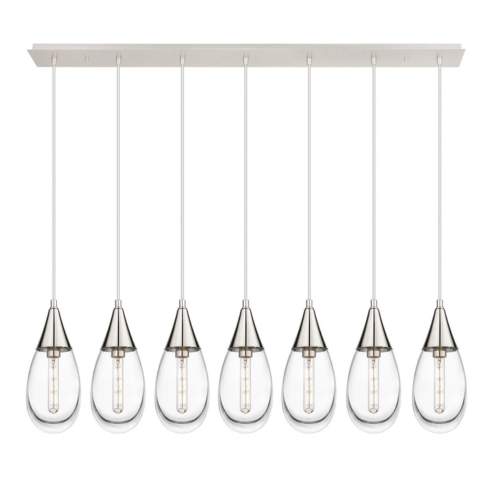 Innovations Downtown Urban 127-450-1P-PN-G450-6CL Pendant Light - Polished Nickel
