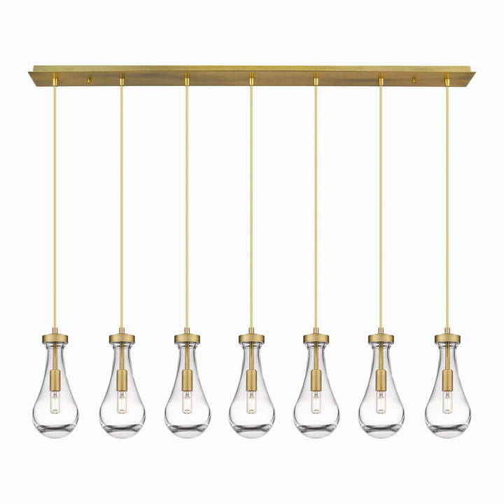 Innovations Downtown Urban 127-451-1P-BB-G451-5CL Pendant Light - Brushed Brass