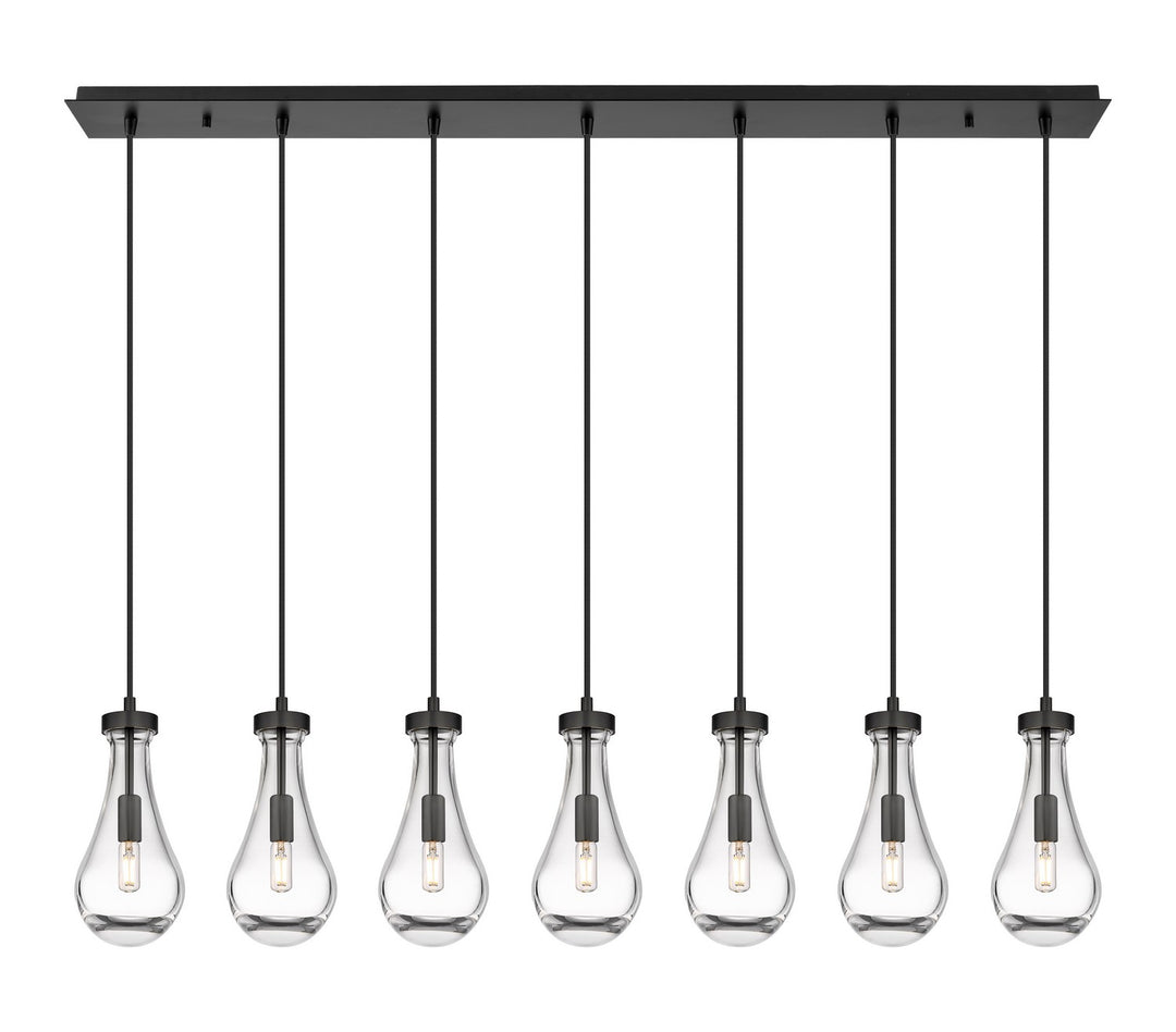 Innovations Downtown Urban 127-451-1P-BK-G451-5CL Pendant Light - Matte Black
